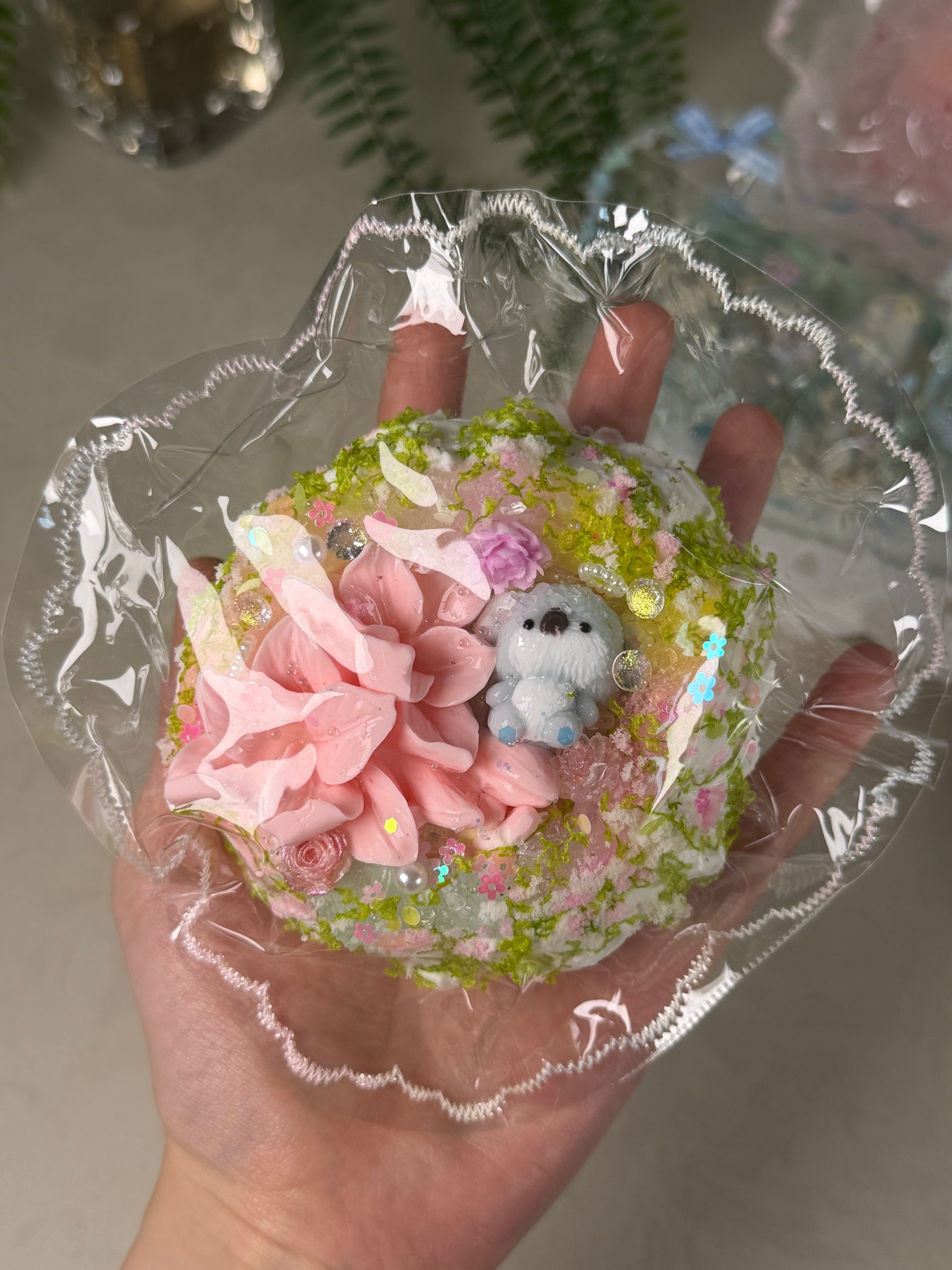 Flower Bushing Studio Animal Forest Wishing Well taba squishy