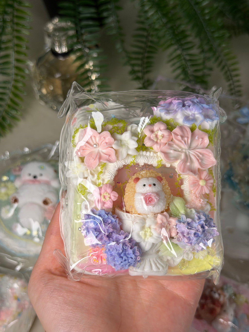 Flower Bushing Studio Animal Photoframe taba squishy