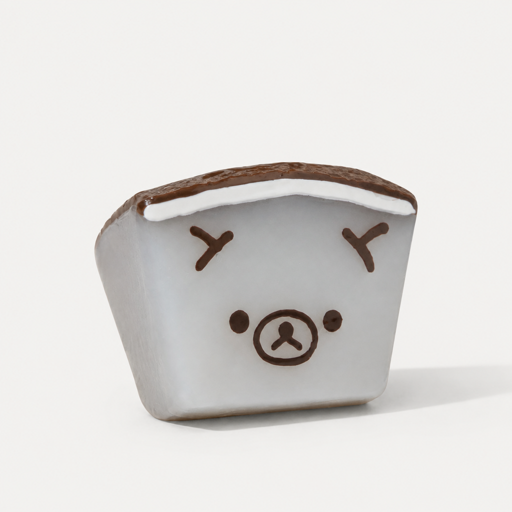 Sliced Bear Taba Squishy (Coconut Oil Texture)